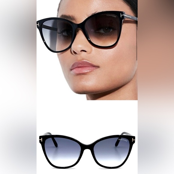 TOM FORD Ani Sunglasses TF844-F 01B Authentic NEW!!!Size 58-18-140‼️ - Picture 1 of 16